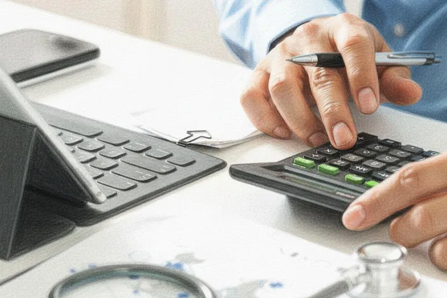 電卓で料金を計算する