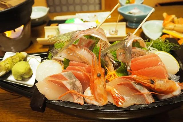 屋形船のお刺身